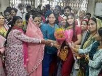 छत्तीसगढ़ी फिल्म के कलाकारों का हुआ स्वागत