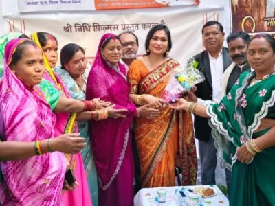 भगवान बिरसा मुंडा के जीवन पर आधारित फिल्म माटीपुत्र बिरसा बलिदानी की मैनपुर में चल रही शूटिंग, पोस्टर